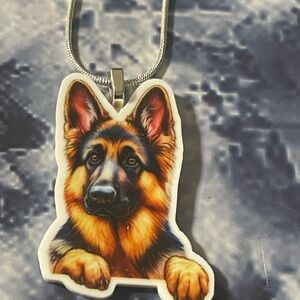 German Shepard necklace